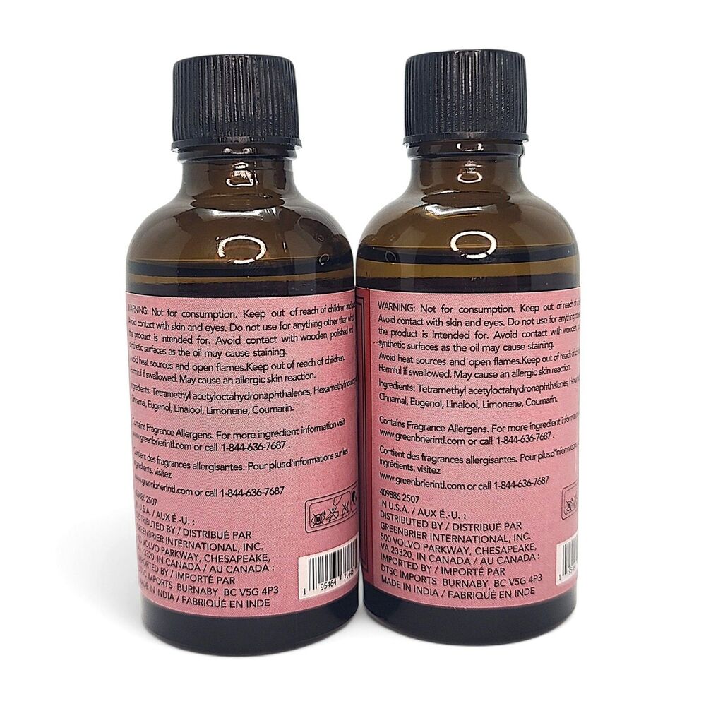 2 PACK Signature Scents Autumn Cranberry Fragrance Oil 50ml Made in India - Picture 2 of 2